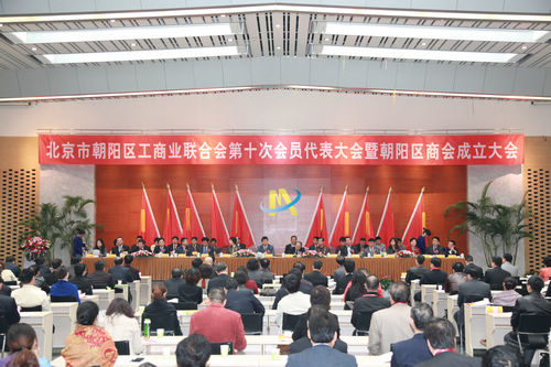 总商会协助朝阳区工商联十届会员代表大会暨朝阳商会成立大会顺利召开