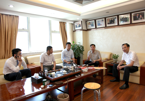 湖南省福建商会会长吴培辉一行到访总商会