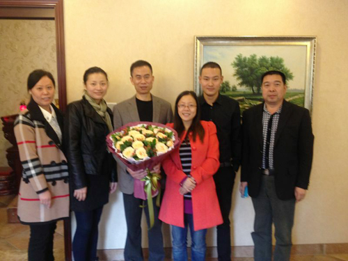 秘书处为北京市万顺发科贸有限公司总经理萧文亭送去生日祝福