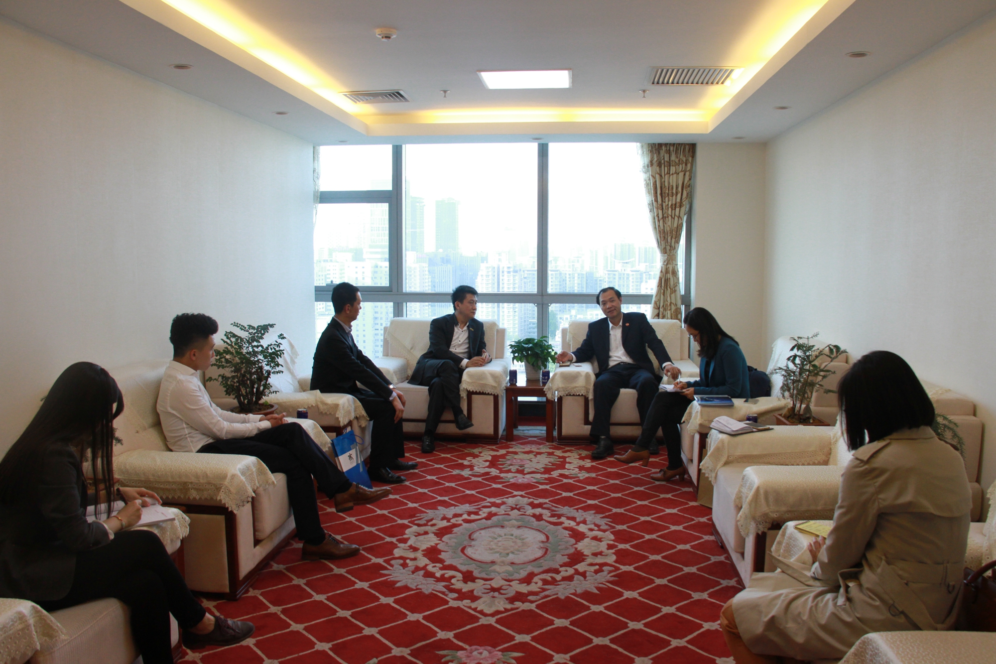 中非民间商会一行到访北京福建企业总商会交流
